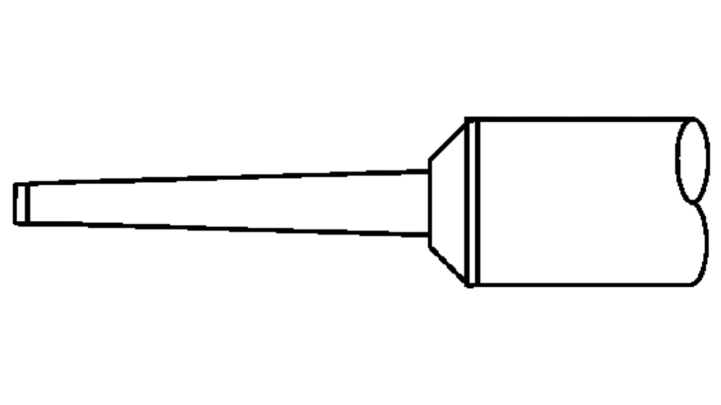 Metcal forrasztópákahegy SxP 2 mm, 60°, Véső, használható (MFR-H1-SC2)-hoz