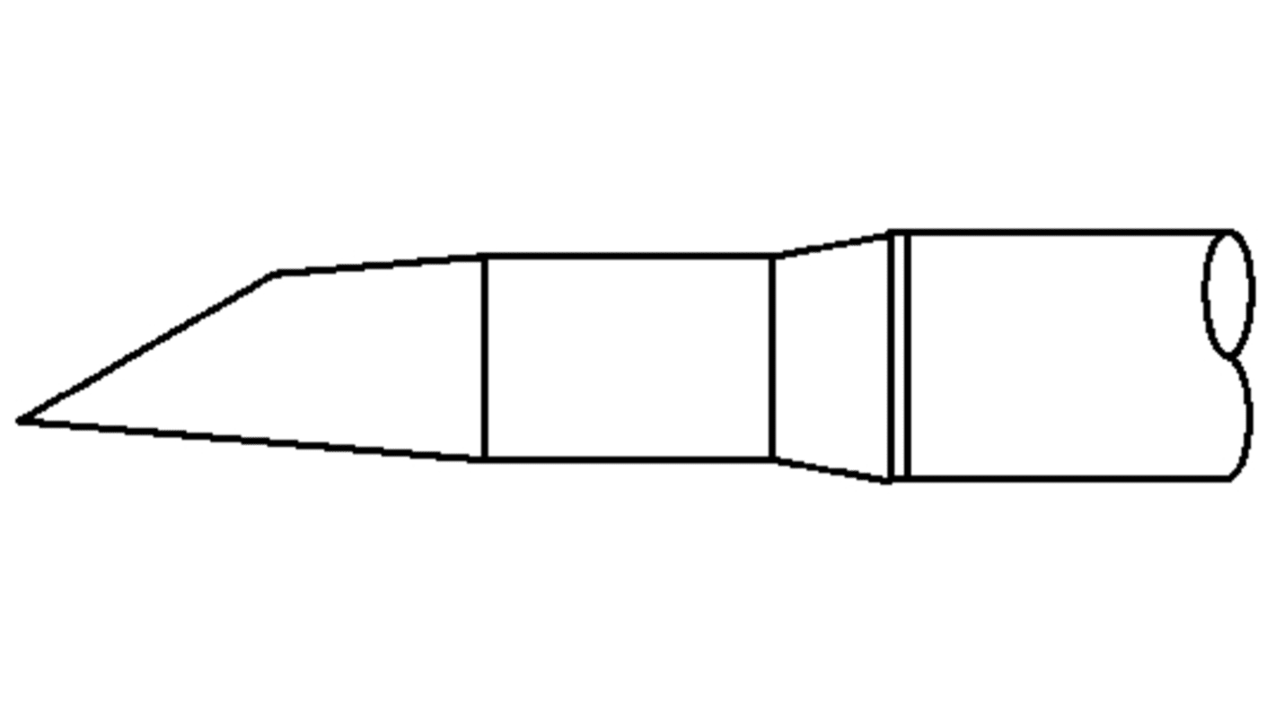 Punta saldatore Metcal SxP, serie SCP, 3,5 mm, forma: Zoccolo