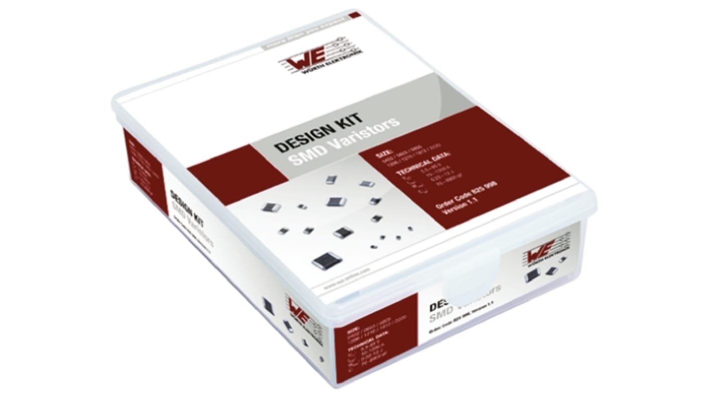 825998 Wurth Elektronik 630 piece Ferrite Kit Includes SMD Varistor RS