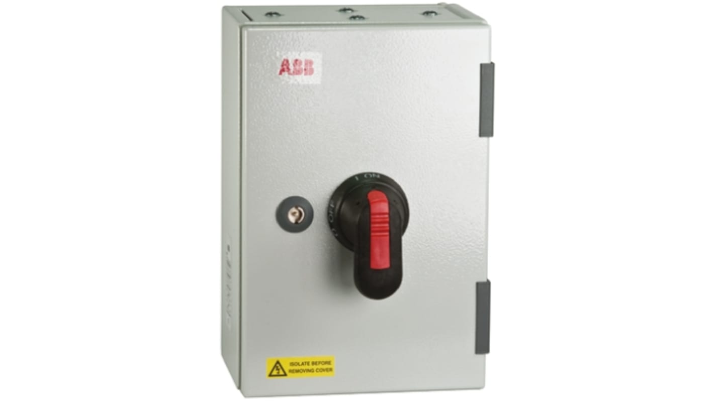 ABB 3P+N Pole Isolator Switch - 200A Maximum Current, IP65