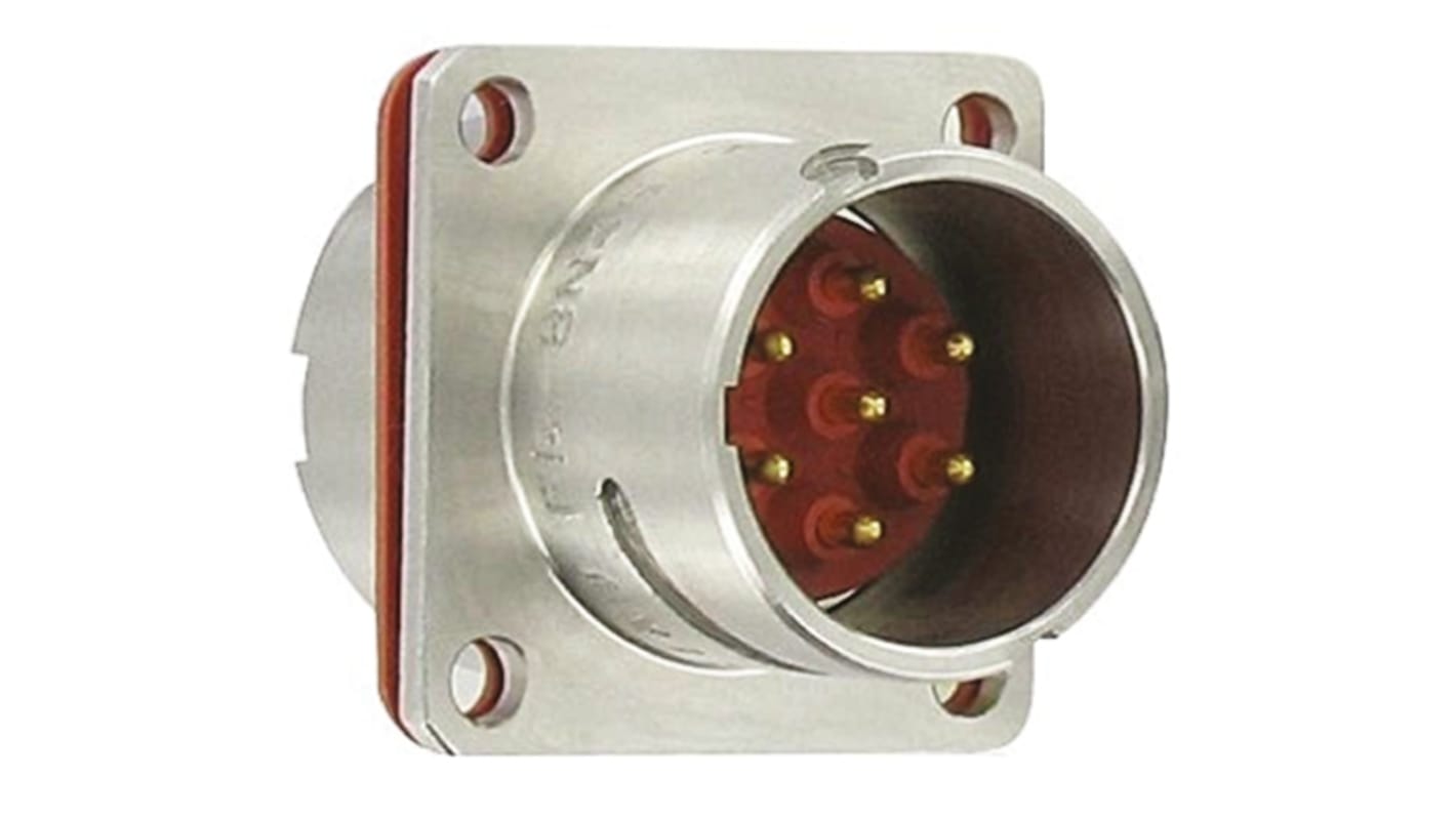 Souriau Sunbank by Eaton Circular Connector, 7 Contacts, Cable Mount, Plug, Male, IP68, IPX6, 8N45 Series