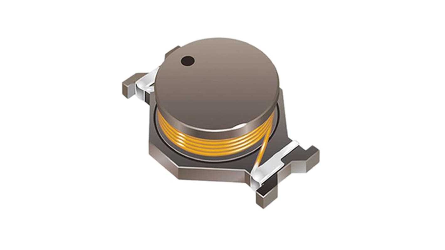 Bourns, SDR2207, 2207 Unshielded Wire-wound SMD Inductor with a Ferrite DR Core, 10 μH ±20% Wire-Wound 6.5A Idc Q:53