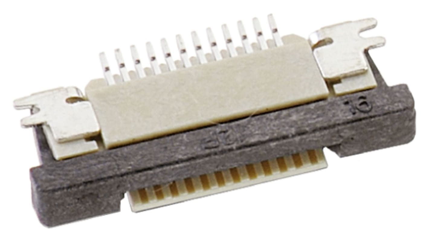 Wurth Elektronik 687, SMD FPC-Steckverbinder, 50-polig / 1-reihig, Raster 0.5mm Lötpin