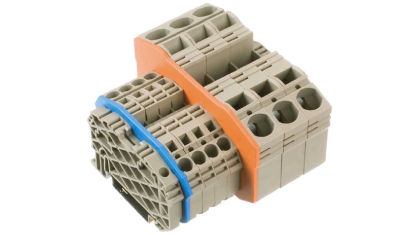 RS PRO End Cover for Use with ZRK Series Terminal Block, ZSL Series