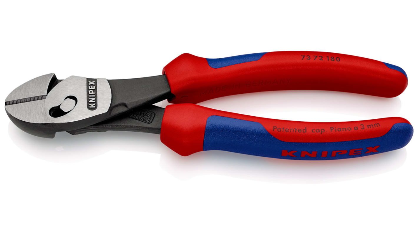 Knipex Side 全体長さ：180 mm 最大切断能力：5.5mm, 73 72 180