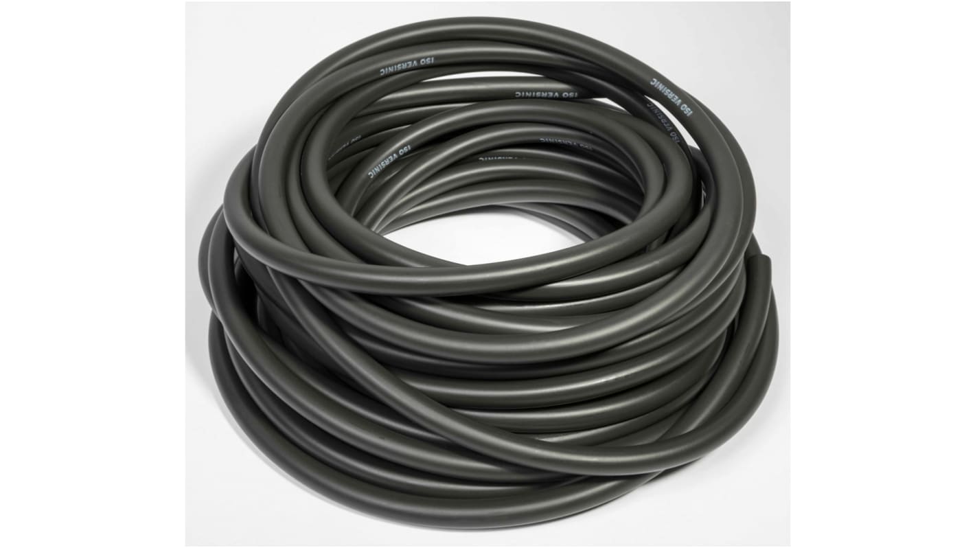 Saint-Gobain Versilon™ Iso-Versinic Schlauch, Ø 4mm 6mm Schwarz FKM Übertragung 0,8 bar für Chemisch x 50m