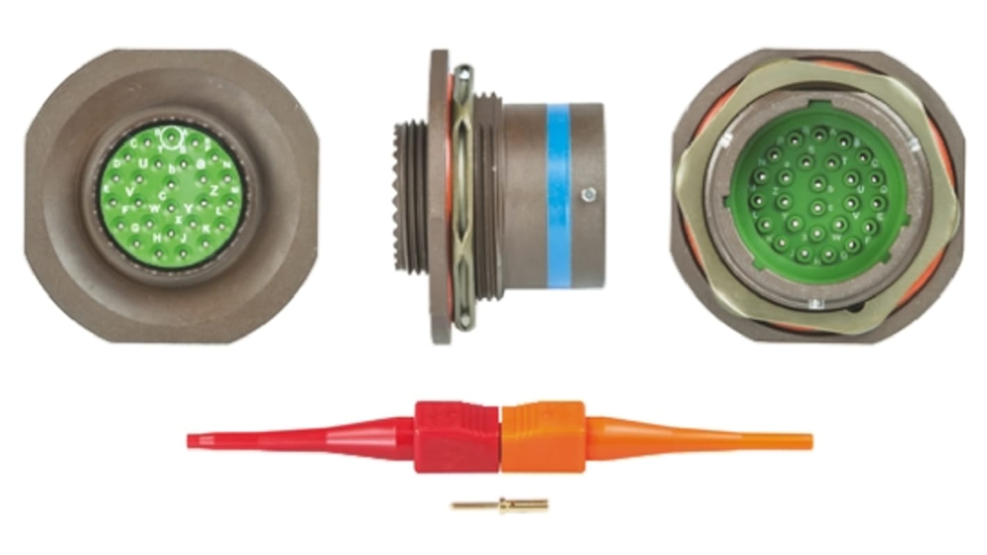 Connecteur cylindrique Femelle, 26 Contacts, Mâle, Souriau Sunbank by Eaton, A sertir