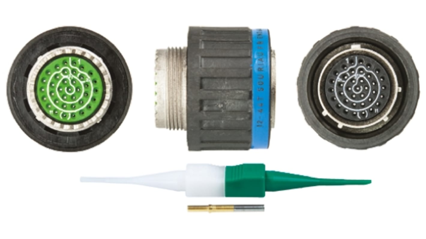 Connecteur cylindrique Mâle, 37 Contacts, Femelle, Souriau Sunbank by Eaton