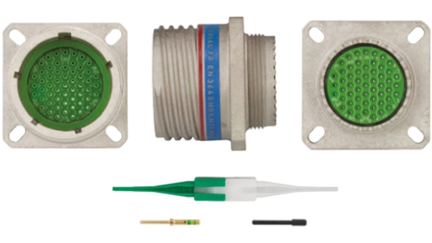 Connecteur cylindrique Femelle, 55 Contacts, Mâle, Souriau Sunbank by Eaton