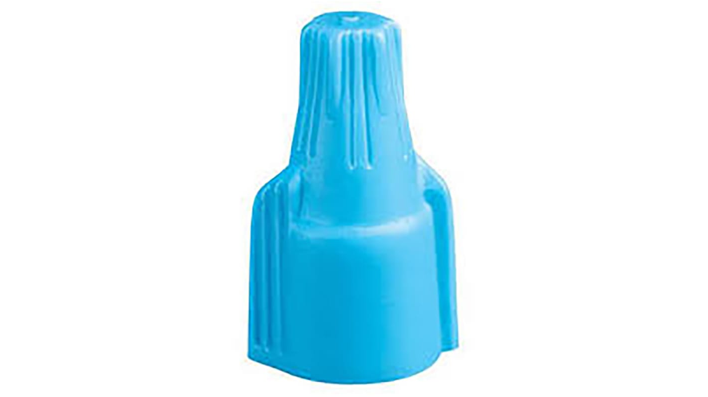 Ideal, Twister Series Wire Nut Connector, Blue, Insulated 22 → 10 AWG