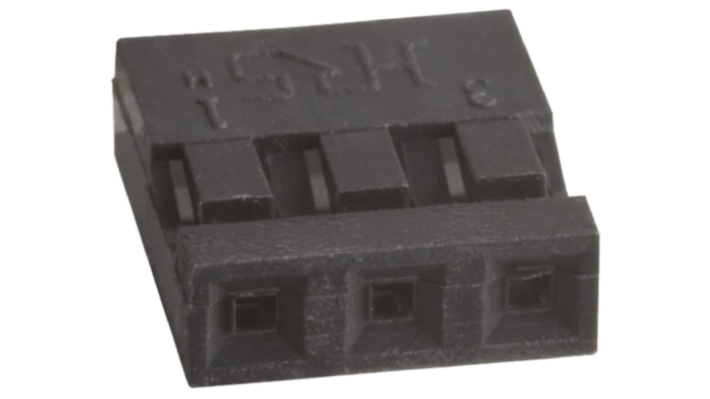 Hirose, A4B Female Connector Housing, 2mm Pitch, 3 Way, 1 Row