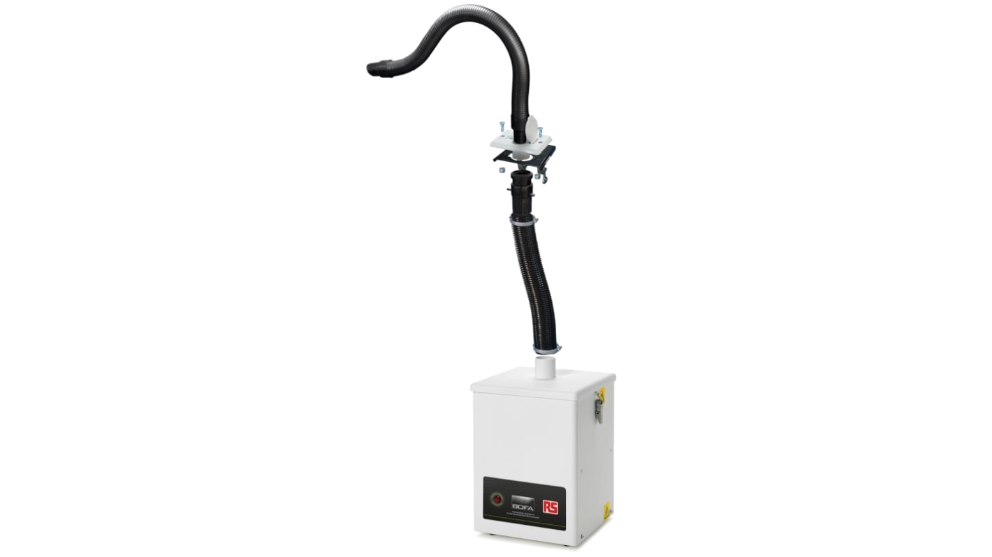 RS PRO V200, 230V ac Solder Fume Extractor, HEPA H13, 90W, Type C