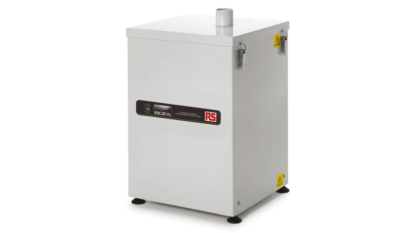 RS PRO T15, 230V ac Solder Fume Extractor, HEPA H13, 400W, UK RS