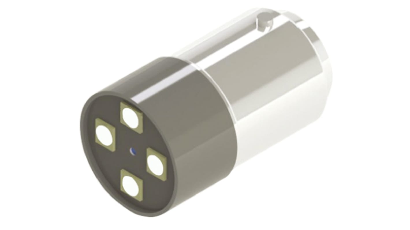 Marl LED-csoportos világítótest 1300 mcd, 48 V ac/dc, Meleg fehér