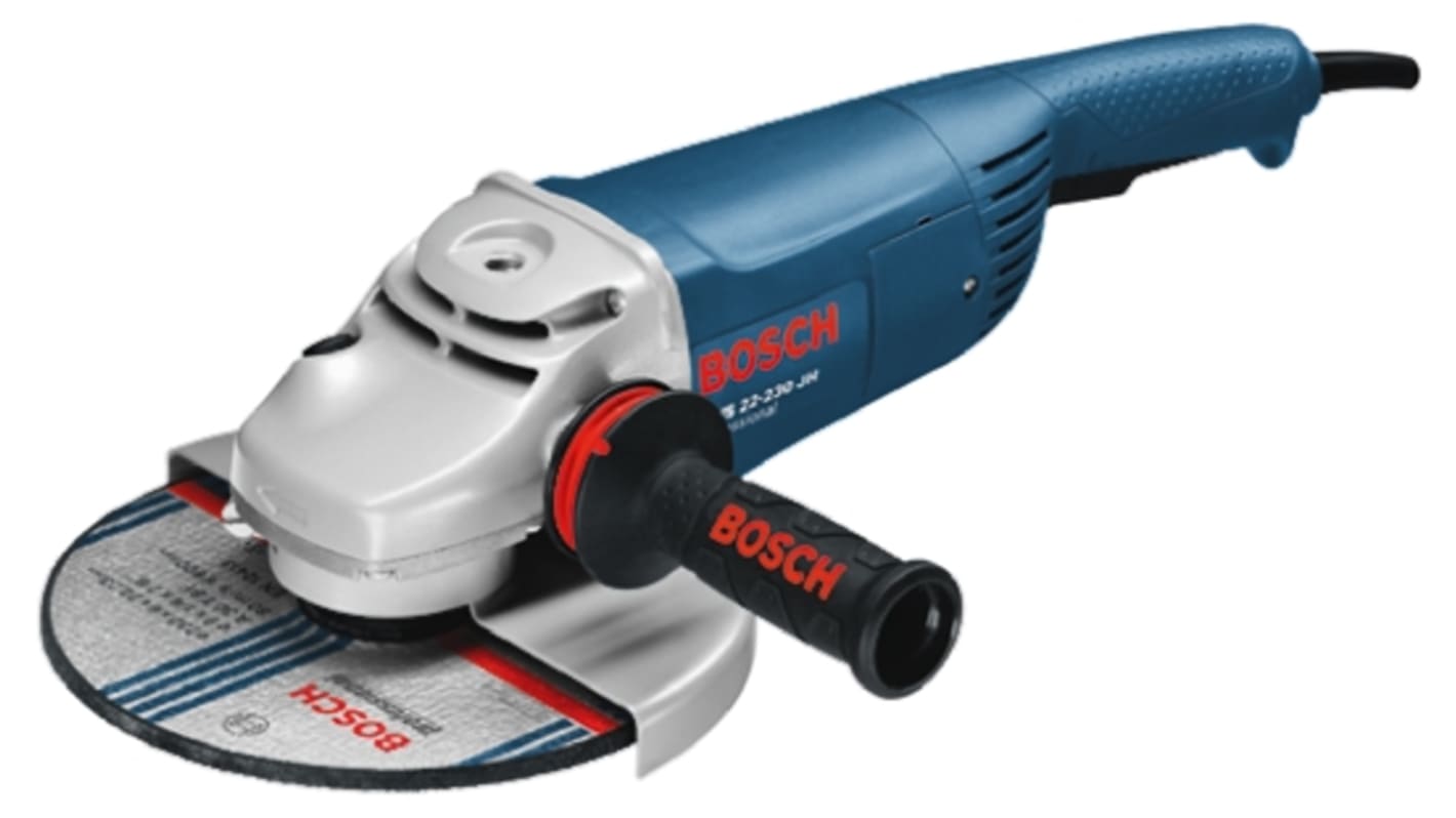 Smerigliatrice angolare Bosch GWS 22-230 JH, disco 230mm, vel. 6500giri/min, 230V, 2.2kW, , Spina Euro