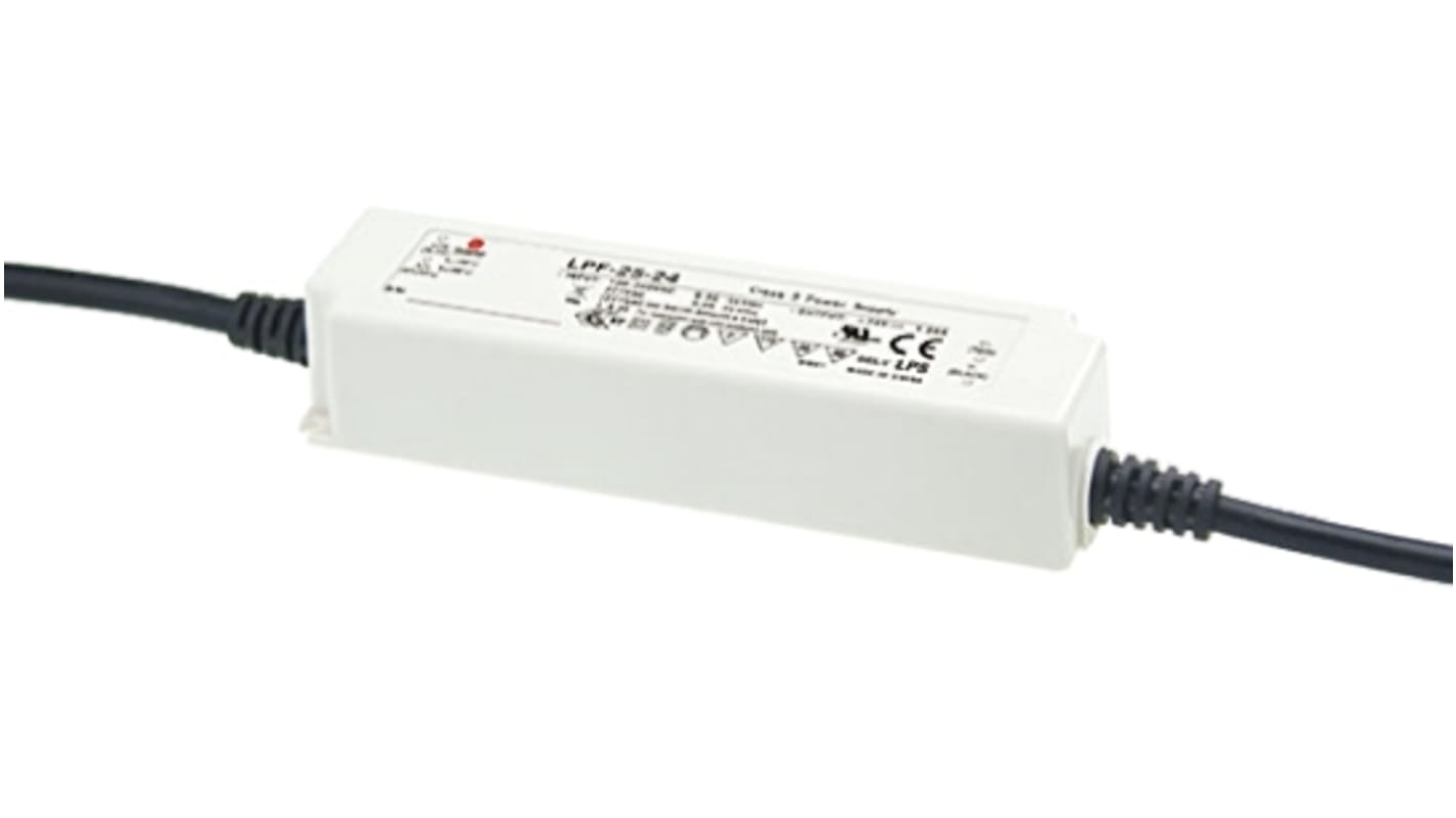 Driver LED Mean Well, 25.2W, IN 127 → 431 V dc, 90 → 305 V ac, OUT 6.6 → 12V, 2.1A