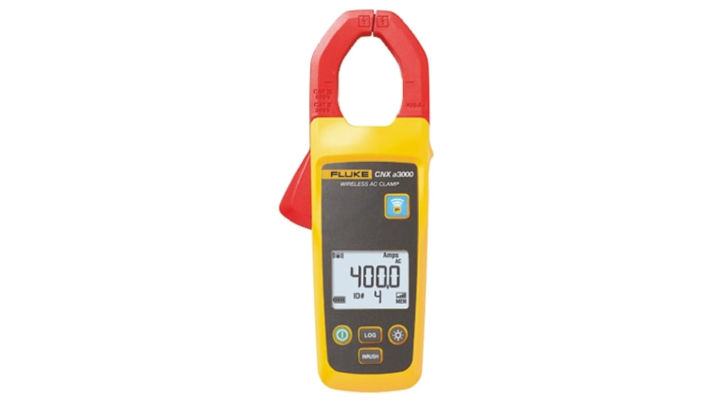 Fluke CNX A3000 Clamp Meter, Max Current 400A ac CAT III 600 V