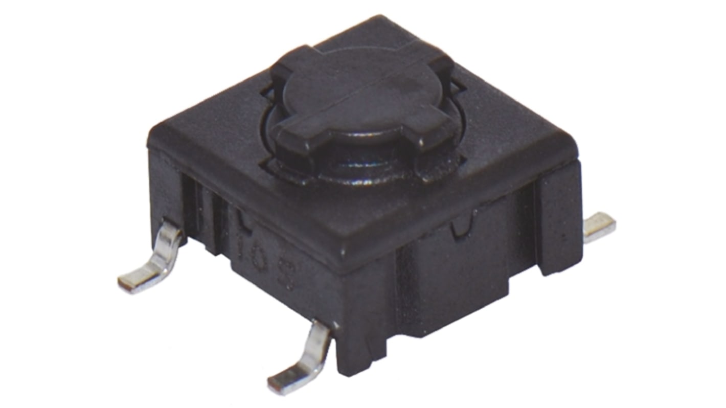 IP67 Cap Tactile Switch, SPST 50 mA @ 24 V dc