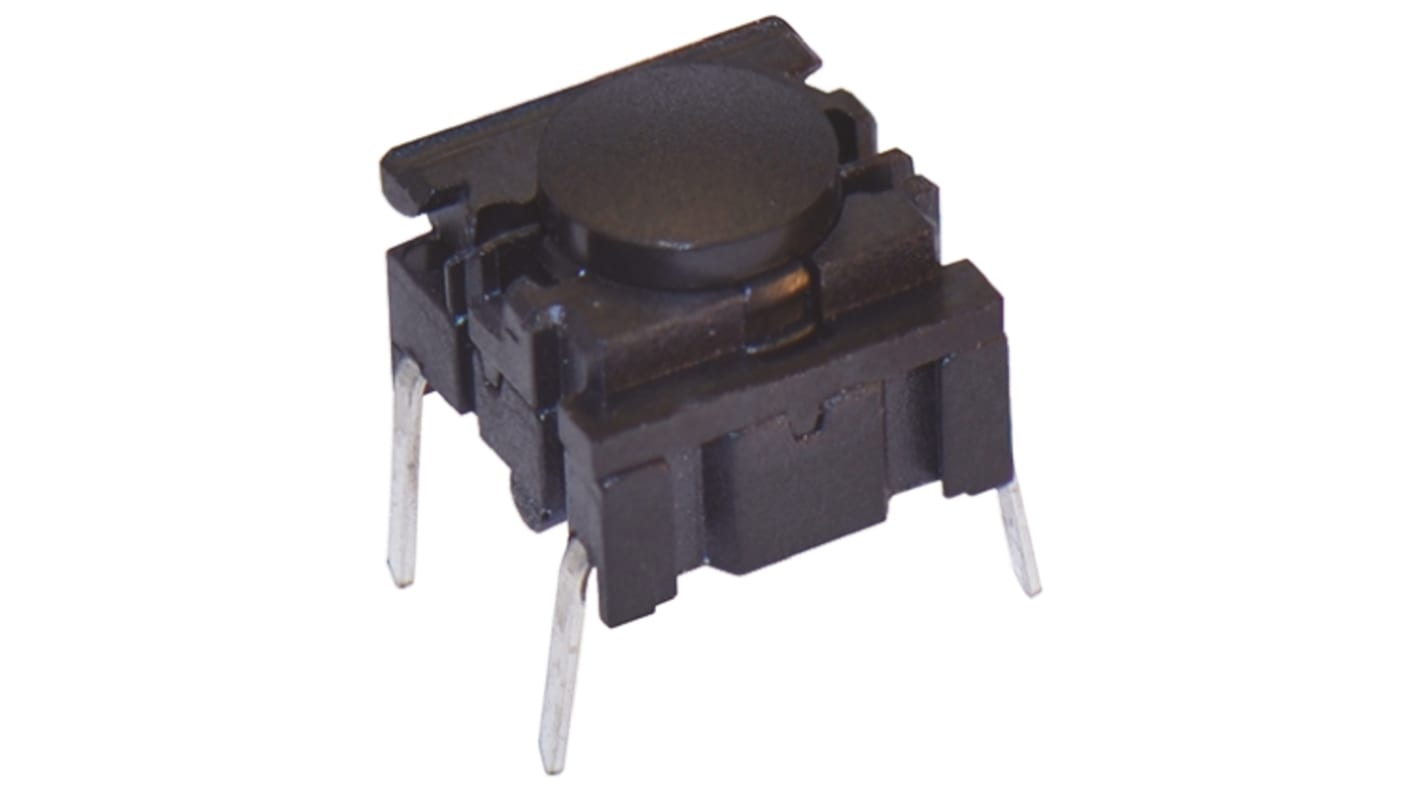 5GTH935+1SS09-08.0 | IP67 Black Cap Tactile Switch, SPST 50 mA @ 24 V ...
