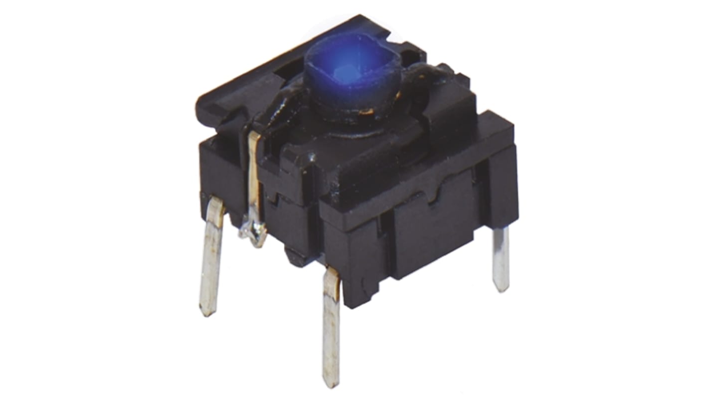 IP67 Cap Tactile Switch, SPST 50 mA @ 24 V dc