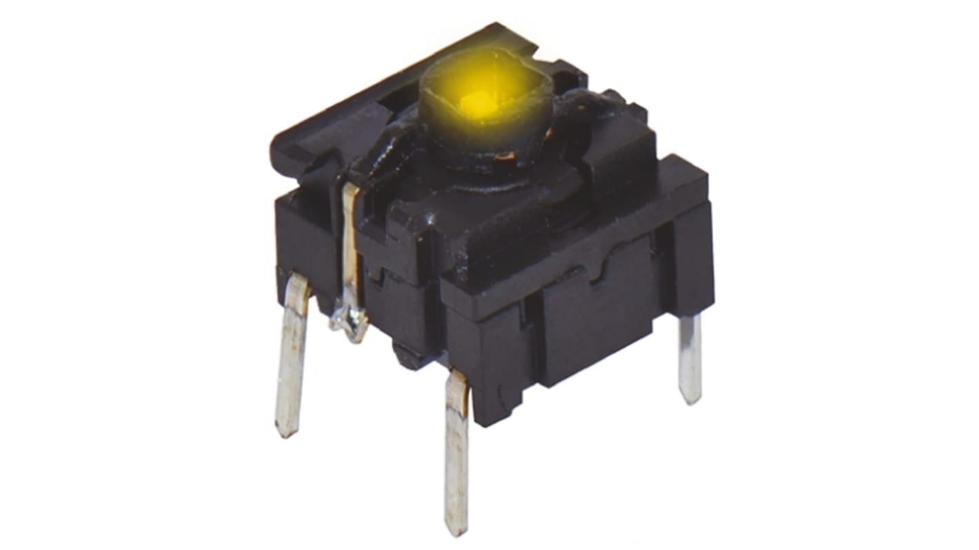 IP67 Cap Tactile Switch, SPST 50 mA @ 24 V dc