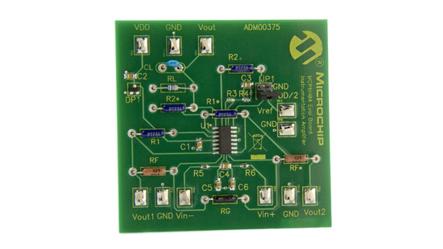 Microchip ADM00375, Operational Amplifier Development Kit for MCP6H04