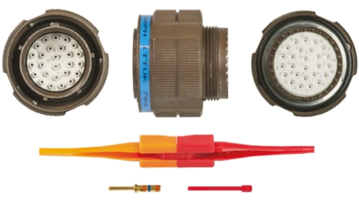 ITT, KJB MIL-Rundsteckverbinder, Stecker, 26-polig, Kabelmontage, Gehäuse 17