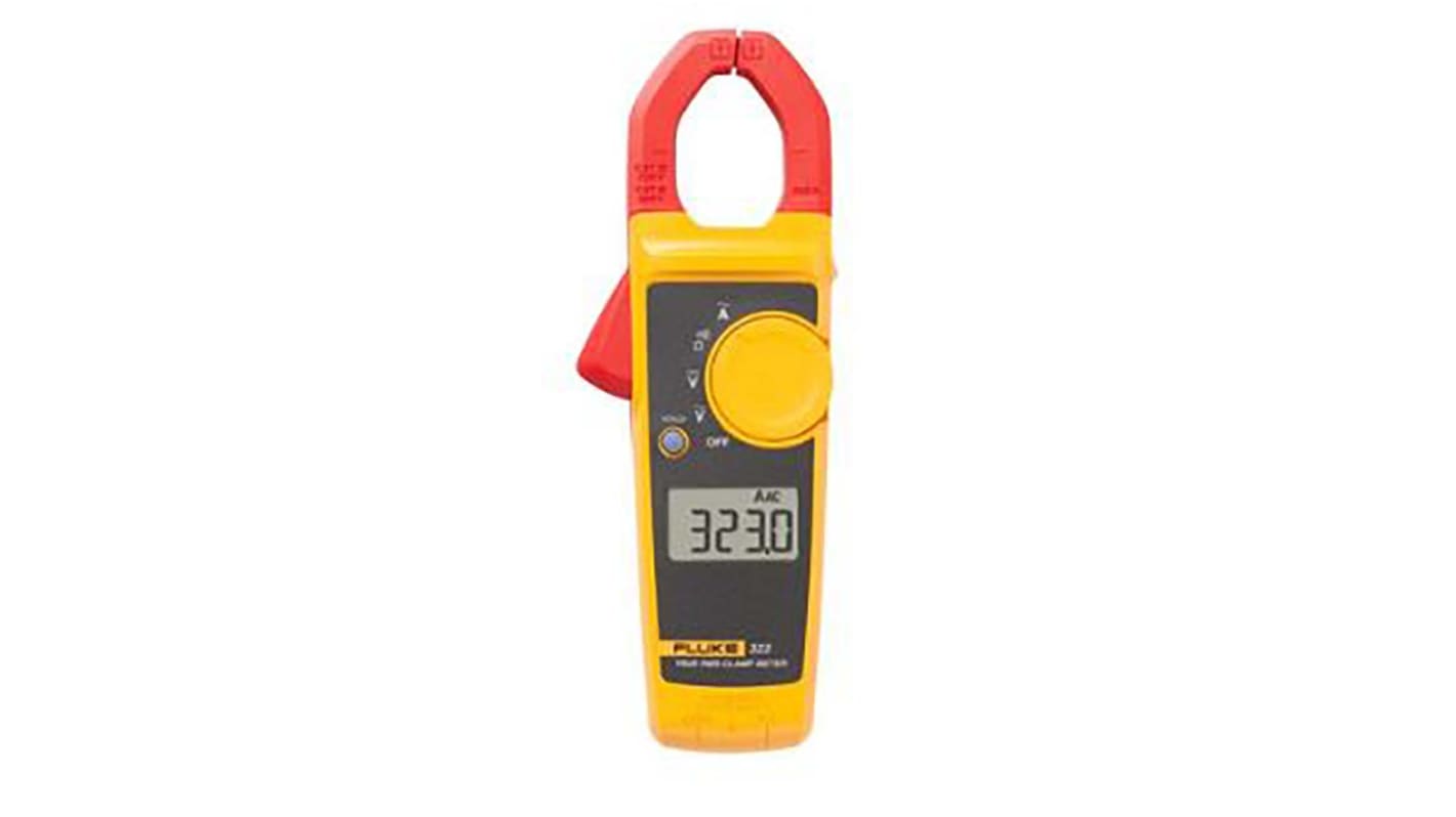 Fluke 323 Lakatfogó (Áramerősség, feszültség), 600V ac, 600V dc, CAT III 600V, CAT IV 300V, AAA, 207 x 75 x 34mm, LCD,