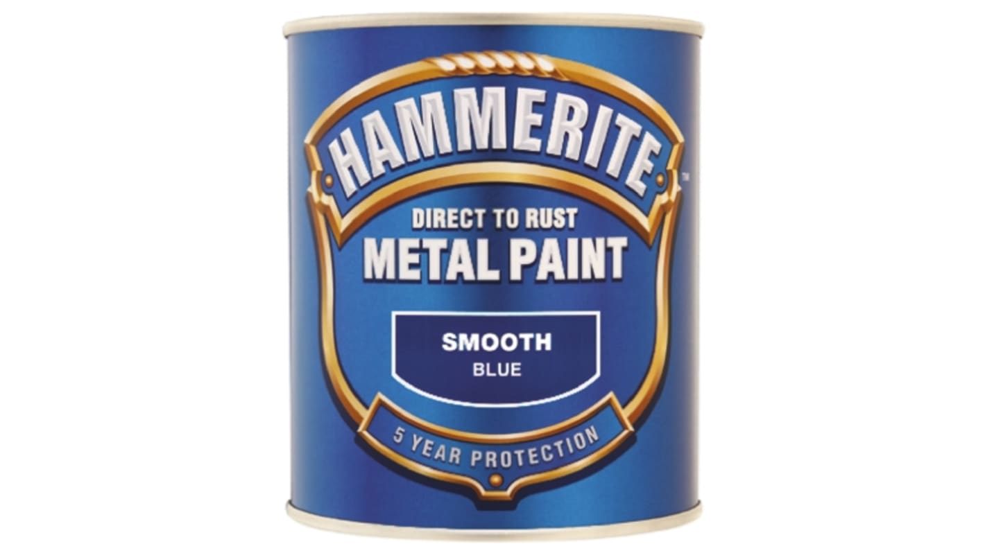 Hammerite Metal Paint in Smooth Blue 250ml