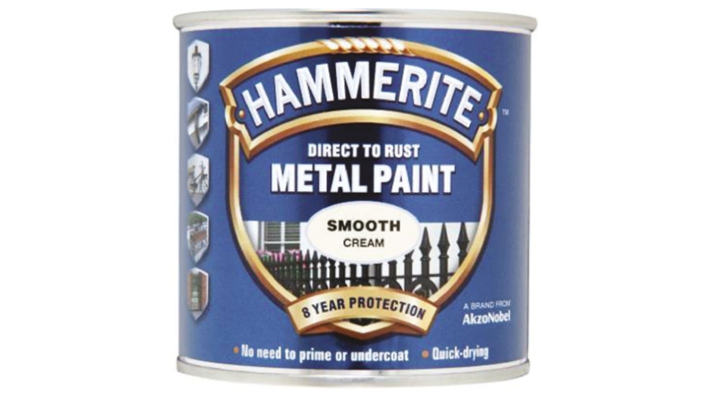 5122064 Hammerite Metal Paint in Smooth Beige 750ml RS