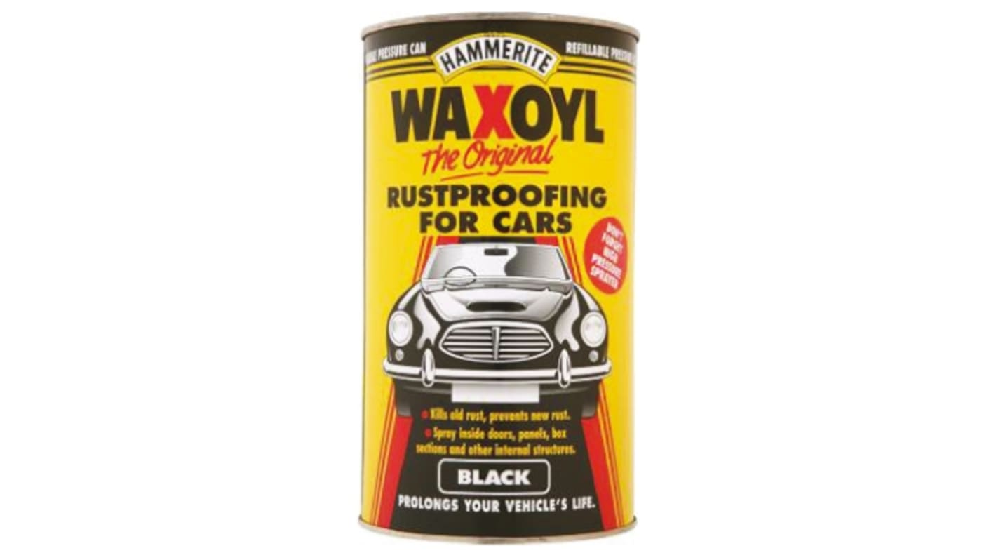 Hammerite Waxoyl Paint in Smooth Black 2.5L