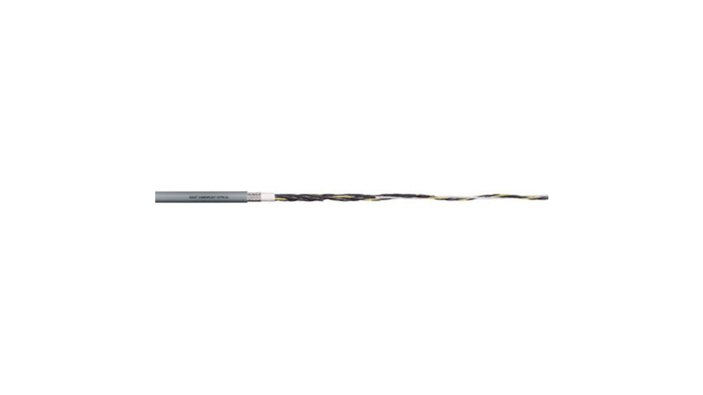 Igus chainflex CF78.UL Control Cable, 5 Cores, 0.5 mm², Screened, 25m, Grey PUR Sheath, 20 AWG