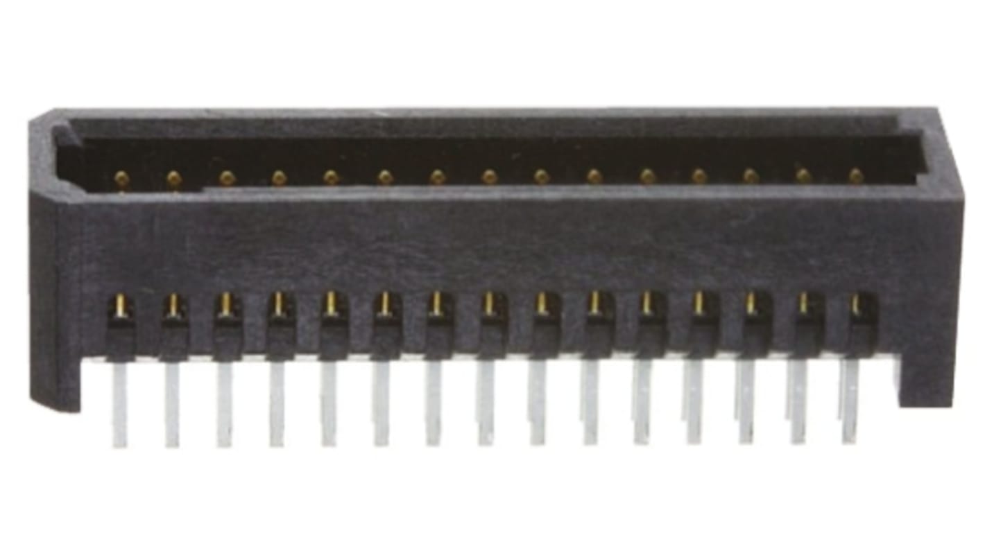 Samtec TFM Series Straight Through Hole PCB Header, 14 Contact(s), 1.27mm Pitch, 2 Row(s), Shrouded