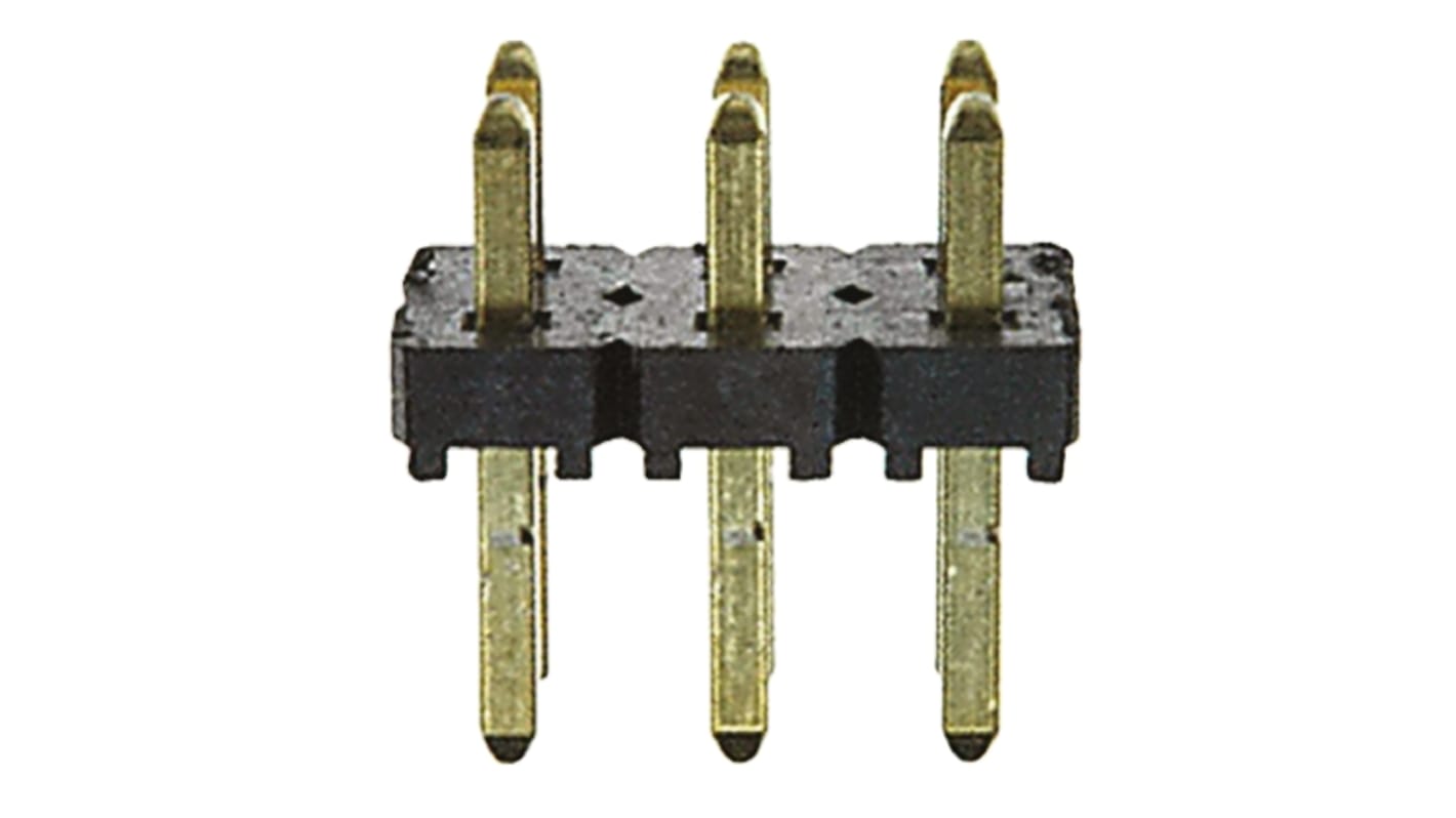 Connettore maschio Samtec, 6 vie, 2 file, passo 2.54mm