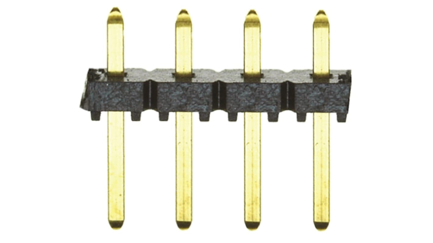 TLW-104-05-G-S | Samtec TLW Series Straight Through Hole Pin Header, 4 ...