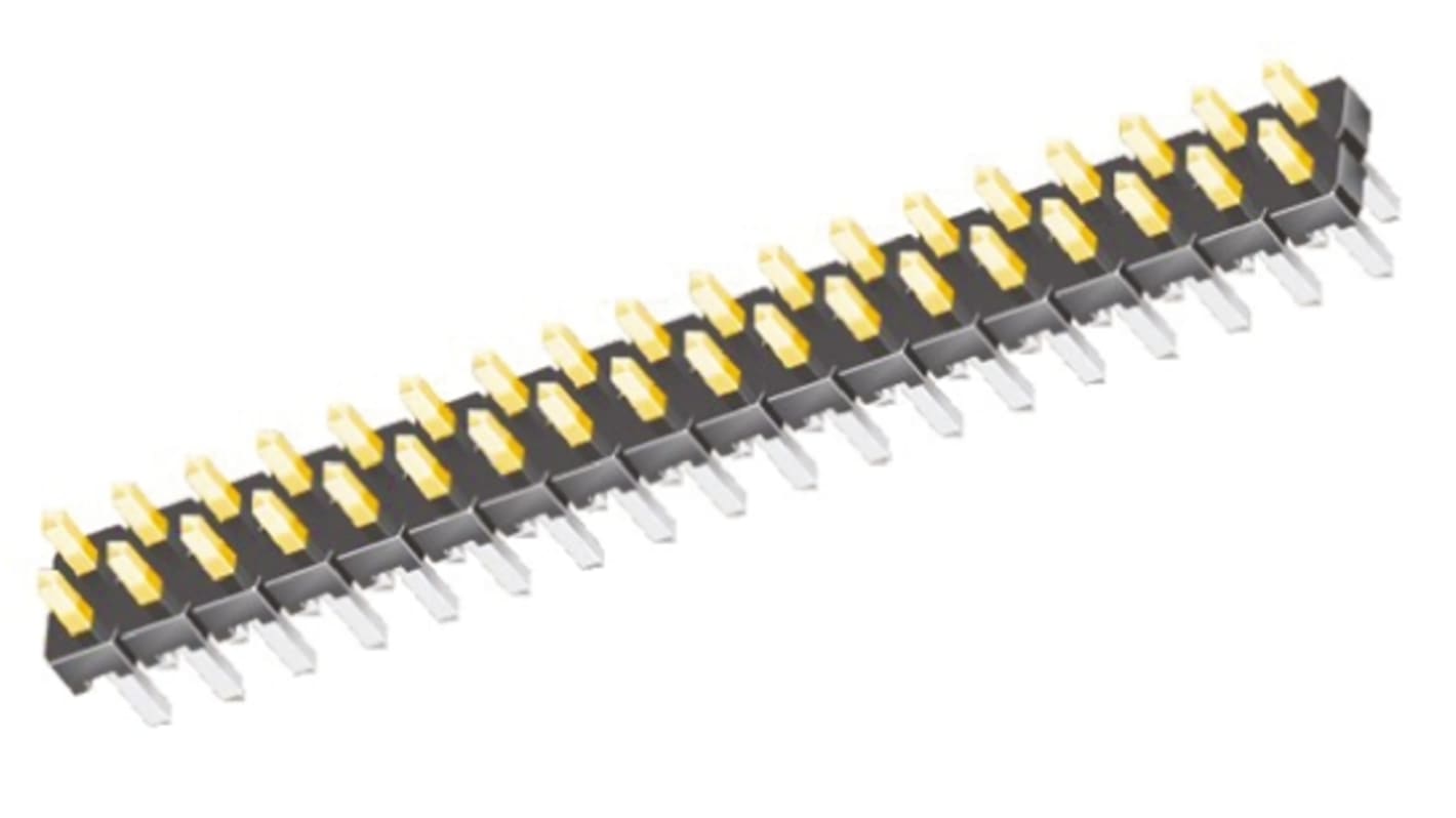 Samtec TMM Series Straight PCB Header, 4 Contact(s), 2mm Pitch, 2 Row(s)