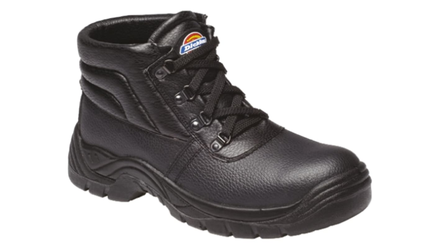 Dickies Redland EN20345 S1P, Herren, Sicherheitsstiefel Schwarz, mit Stahl-Schutzkappe, Größe 41 / UK 7