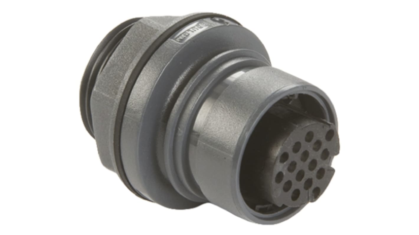 PXP6012/16S/CR Bulgin Circular Connector, 16 Contacts, Front Mount