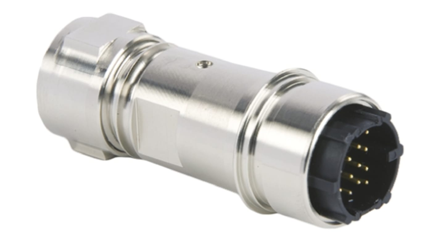 Bulgin Circular Connector, 16 Contacts, Cable Mount, Plug, Male, IP66, IP68, IP69K, Buccaneer 6000 Series