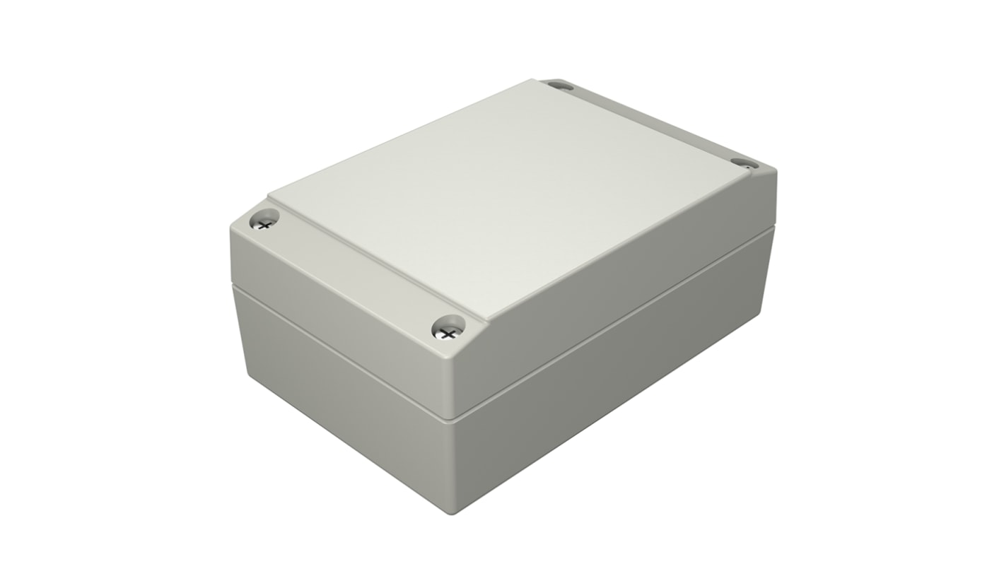 Rose Aluform Series Grey Die Cast Aluminium Enclosure, IP66, IK09, Grey Lid, 120 x 80 x 51mm