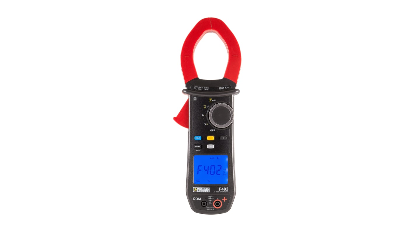 Chauvin Arnoux F401 Clamp Meter CAT III 1000 V, CAT IV 1000 V With UKAS Calibration