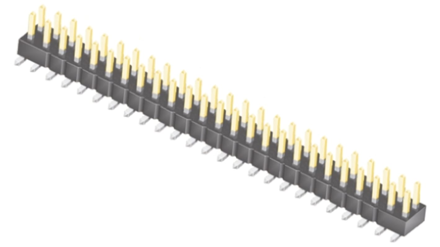 TSM-125-01-L-DV | Samtec TSM Series Straight Surface Mount Pin Header ...