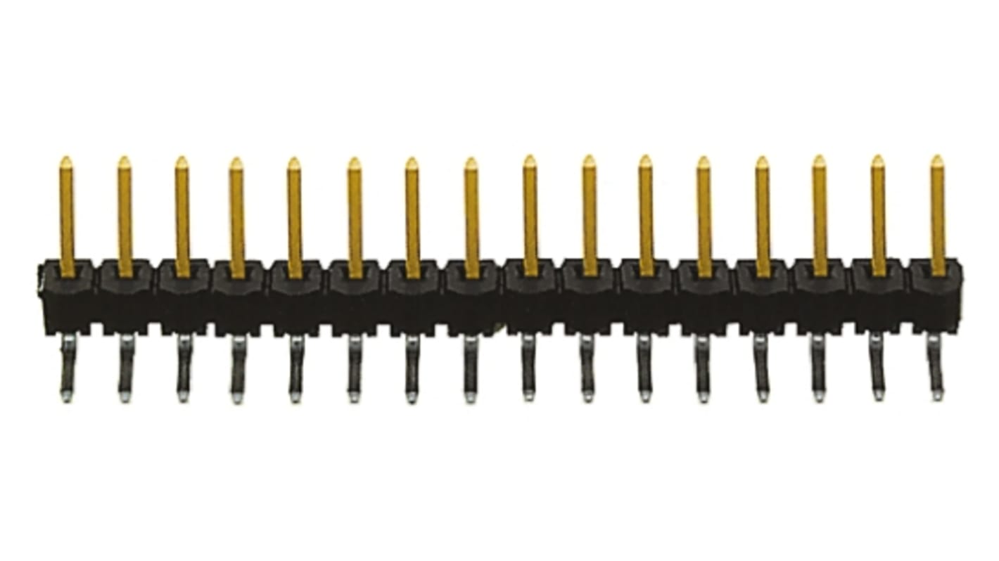 TSW-116-08-L-S-RA | Samtec TSW Series Right Angle Through Hole Pin ...