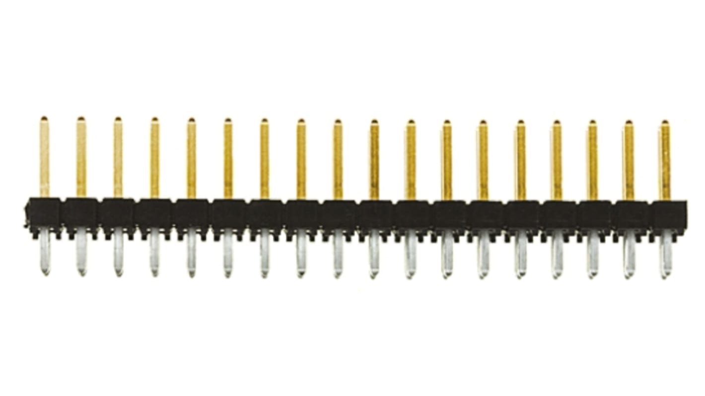 Samtec TSW Series Straight Through Hole Pin Header, 36 Contact(s), 2.54mm Pitch, 2 Row(s), Unshrouded