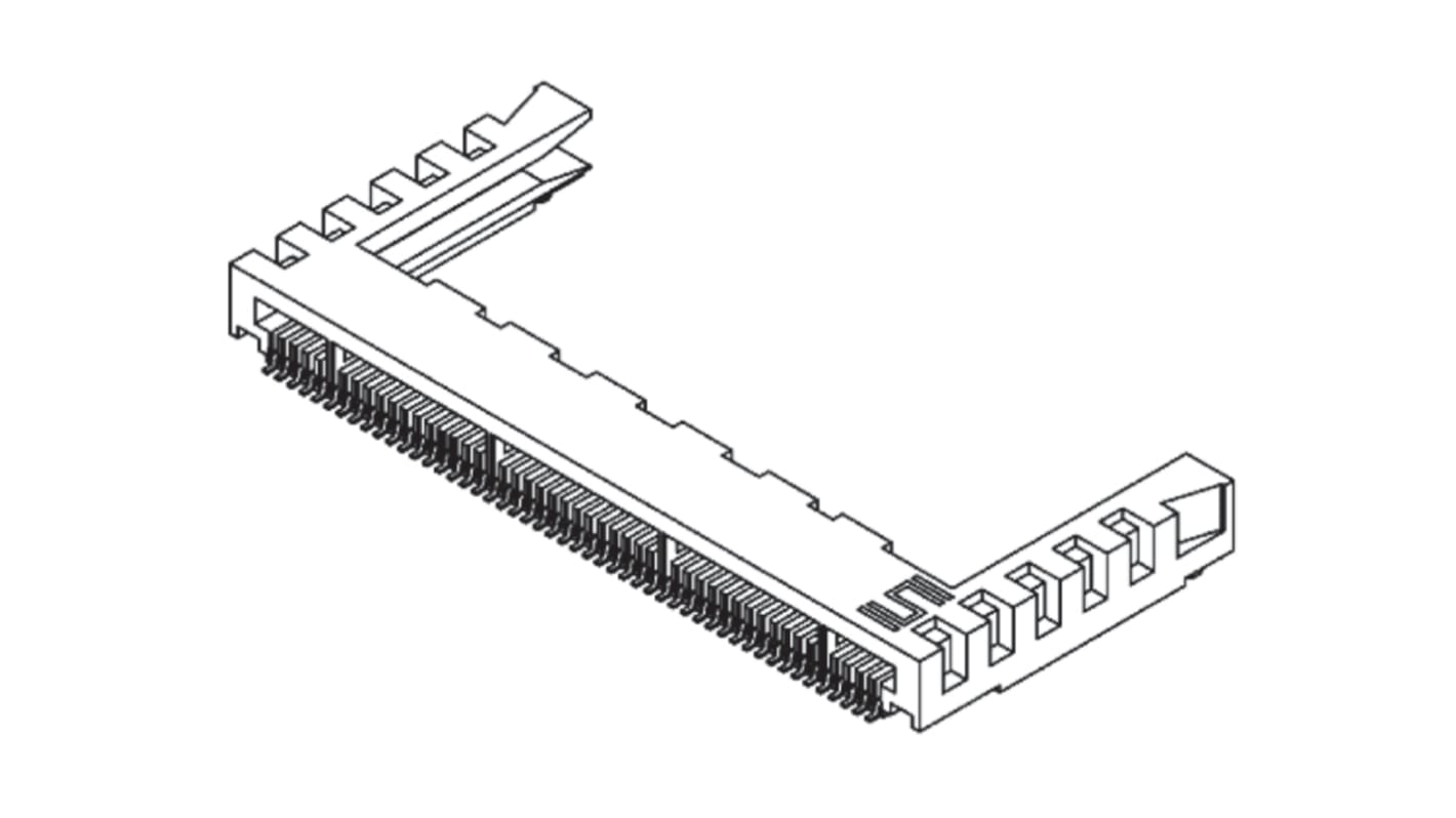 Connecteur bord de carte Samtec, Femelle, 20 contacts , 1mm, 1 rangée , Montage en surface, Droit