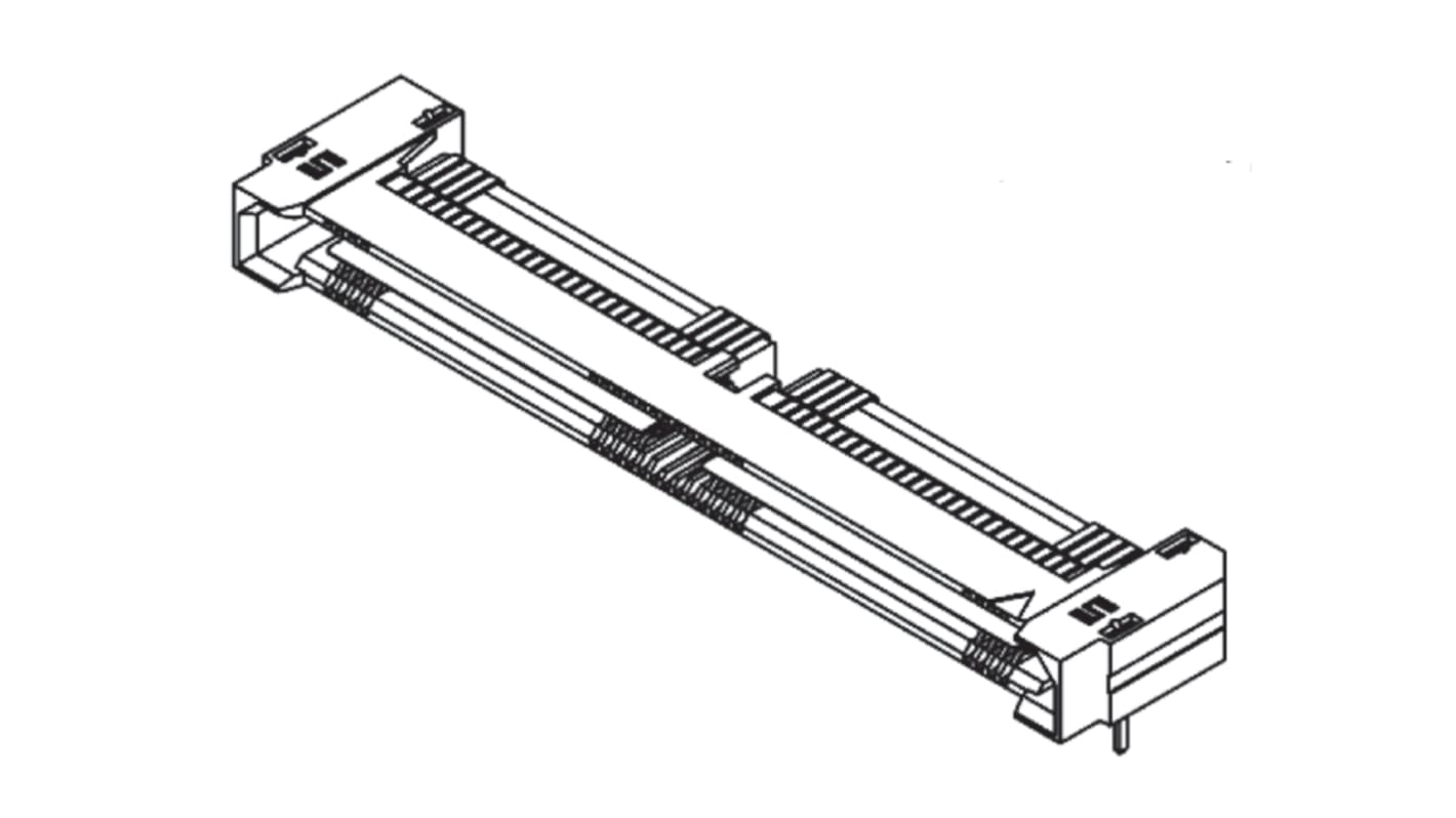 Presa PCB Samtec, 52 vie, 2 file, passo 0.8mm, Montaggio superficiale