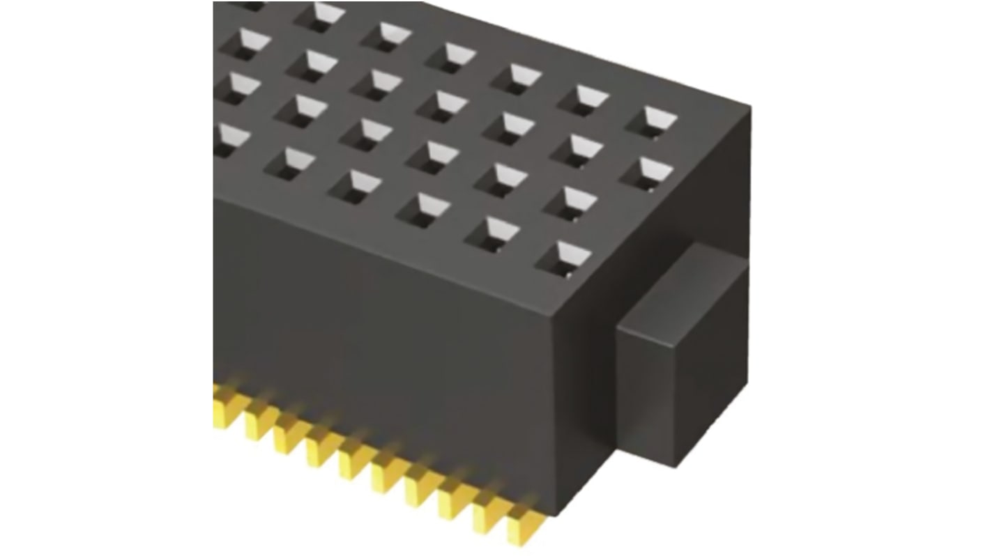 Samtec SOLC Series Straight Surface Mount PCB Socket, 200-Contact, 4-Row, 1.27mm Pitch, Solder Termination