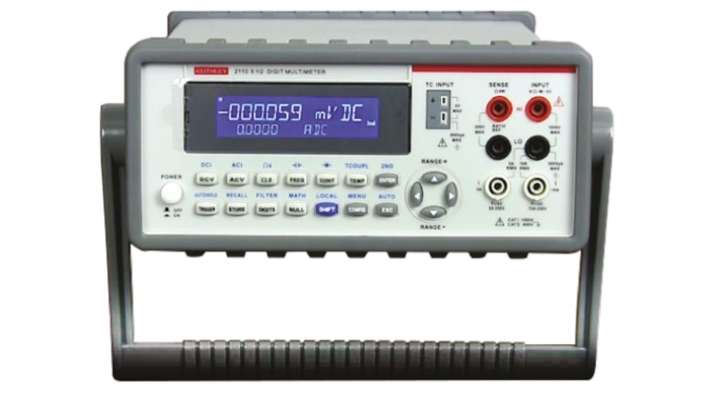 Keithley 2110 Bench Digital Multimeter, 10A ac Max, 10A dc Max, 750V ac Max - RS Calibrated