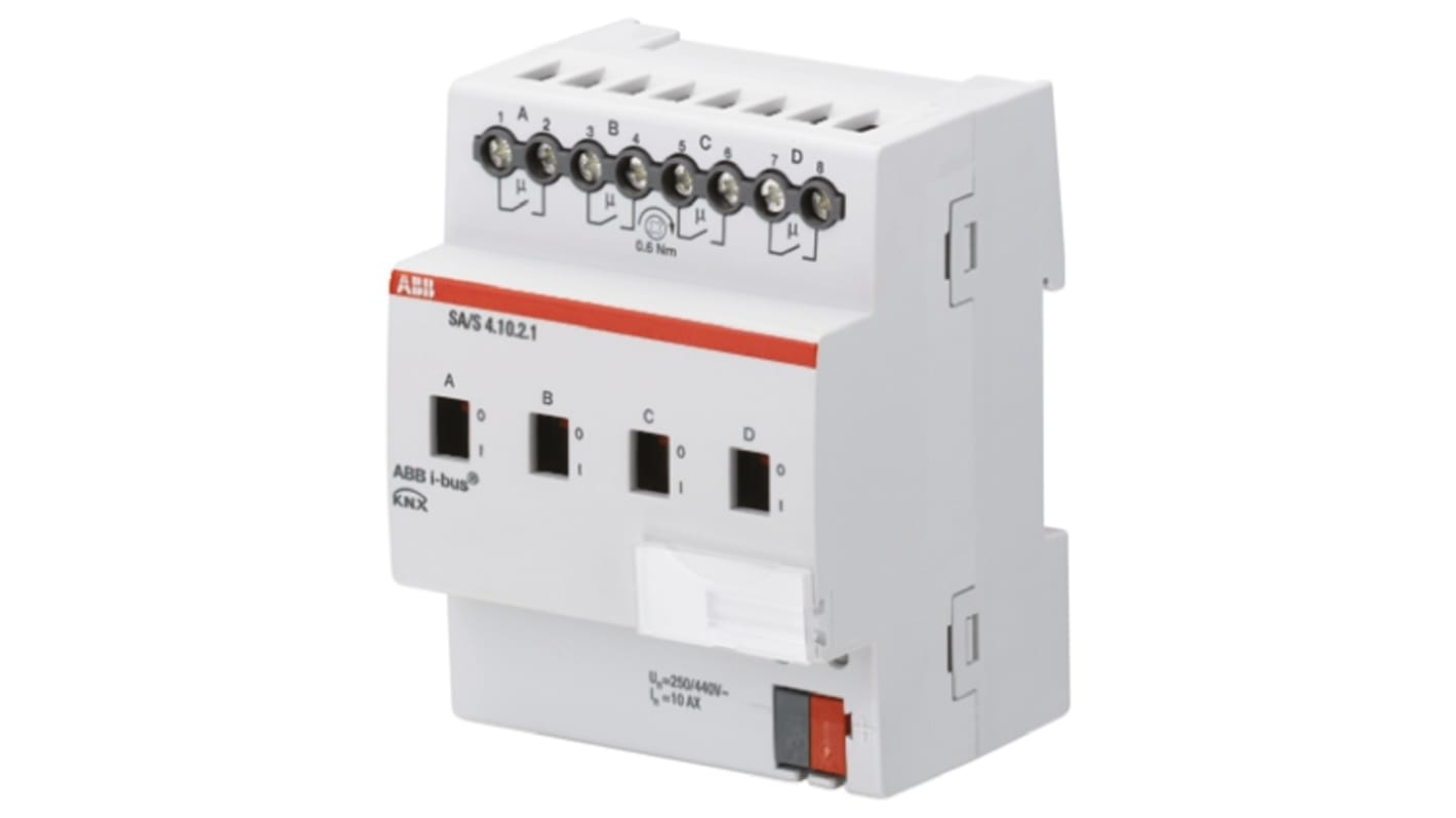 Controlador de iluminación ABB 2CDG110156R0011 SA/S4.10.2.1, Actuador de interruptor, Montaje Carril DIN, 230 V