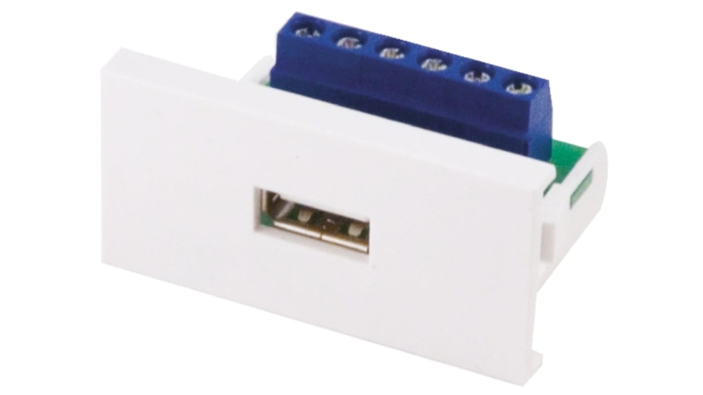 Roseta USB 2.0 1 conector conectores Hembra